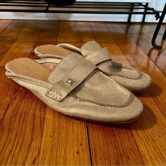 BCBG Generation Sabrina Metallic Leather Mules - Picture 3 of 6